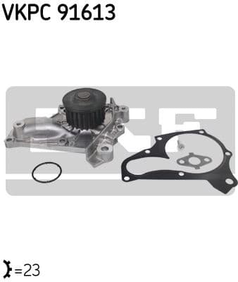 Water Pump, engine cooling Aquamax VKPC 91613
