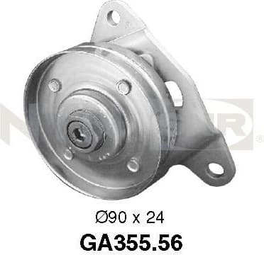 Deflection/Guide Pulley, V-ribbed belt GA355.56