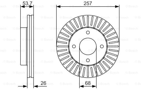 Brake Disc 0986479535 - image 2