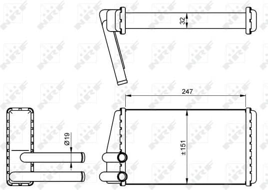 Heat Exchanger, interior heating 54267