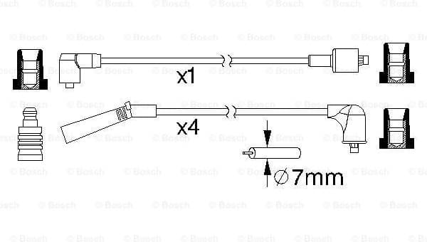 Ignition Cable Kit 0986357185 - image 5