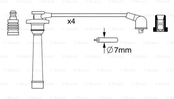 Ignition Cable Kit 0986357272 - image 5