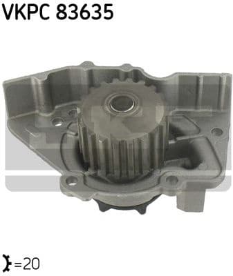Water Pump, engine cooling VKPC 83635