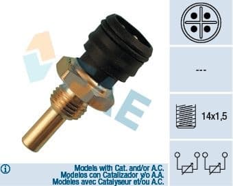 Sensor, coolant temperature 33290
