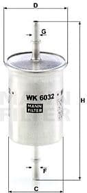 Fuel Filter WK6032