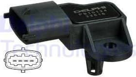 Sensor, boost pressure PS10124