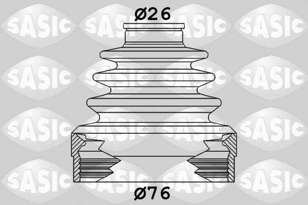 Bellow Kit, drive shaft 1904019