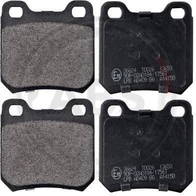 Brake Pad Set, disc brake 36624