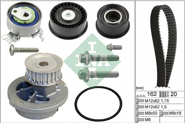 Water Pump & Timing Belt Kit 530044330