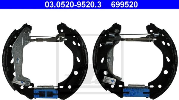 Brake Shoe Set Original ATE TopKit 03.0520-9520.3