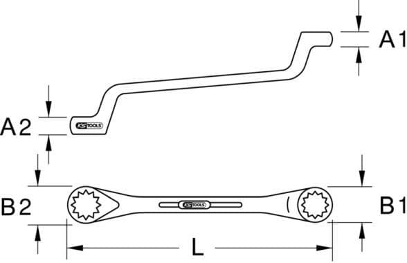 Double Ring Spanner 517.0801 - image 5
