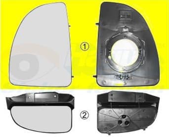 Mirror Glass, exterior mirror * HAGUS * 1747831 - image 2