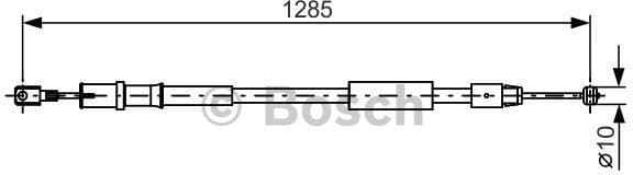 Cable Pull, parking brake 1987482026