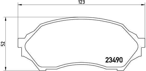 Brake Pad Set, disc brake PRIME LINE P49027