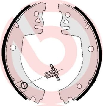 Brake Shoe Set ESSENTIAL LINE S85512