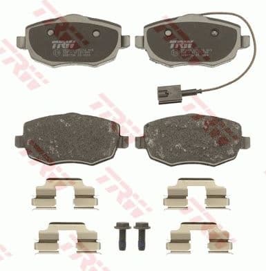 Brake Pad Set, disc brake COTEC GDB1706 - image 2