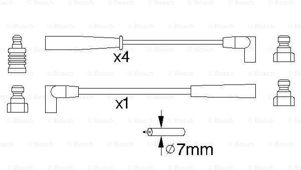 Ignition Cable Kit 0986356888 - image 5