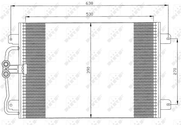 Condenser, air conditioning EASY FIT 35832