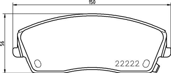 Brake Pad Set, disc brake PRIME LINE P11041