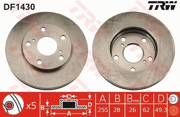 Brake Disc DF1430