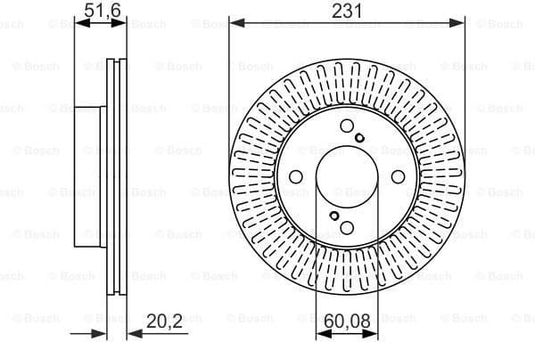 Brake Disc 0986479778 - image 5