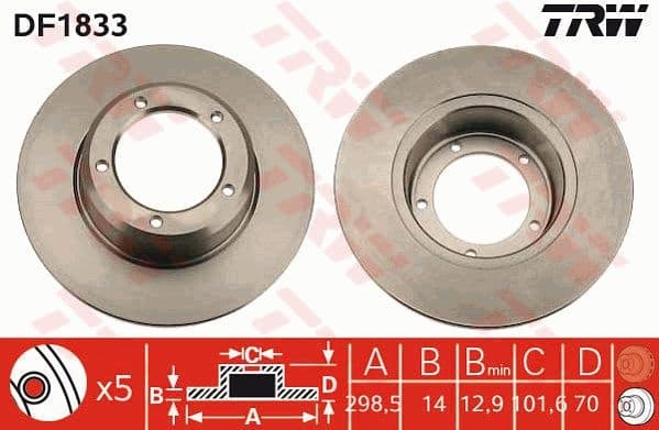 Brake Disc DF1833