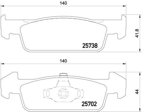 Brake Pad Set, disc brake PRIME LINE P68060