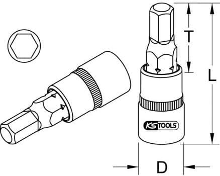 Socket Wrench Insert 911.1439 - image 2