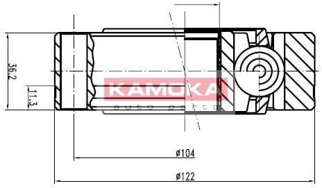 Joint Kit, drive shaft 8047