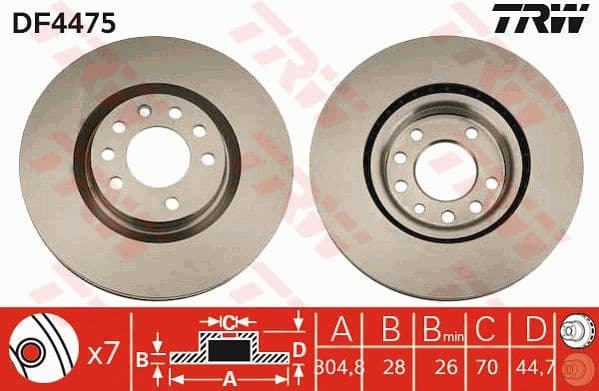 Brake Disc DF4475
