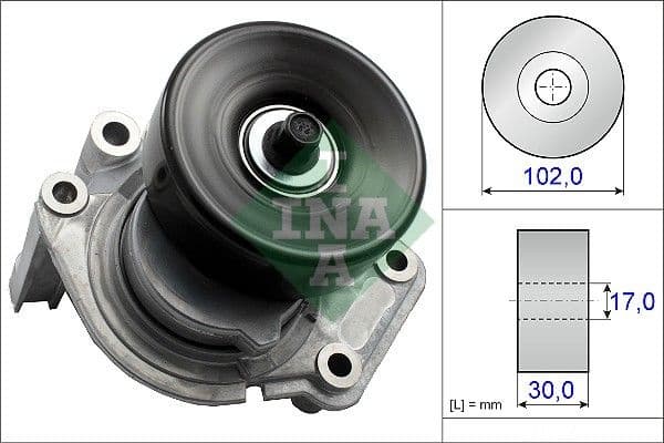 Belt Tensioner, V-ribbed belt 534035010
