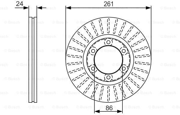 Brake Disc 0986479053 - image 2