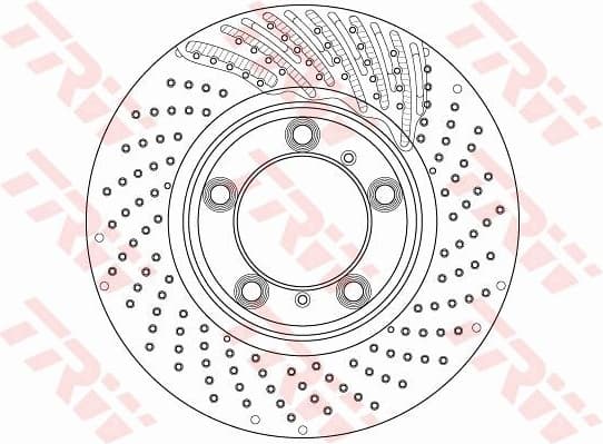 Brake Disc TRW SINGLE DF6464S