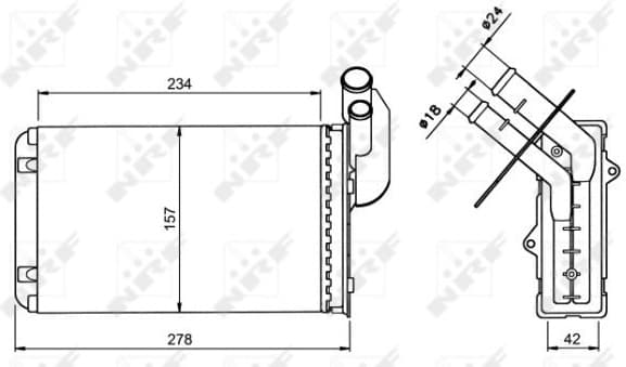 Heat Exchanger, interior heating 58836