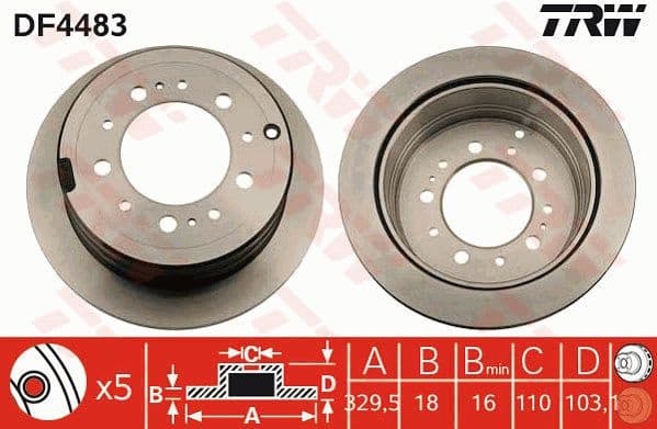 Brake Disc DF4483