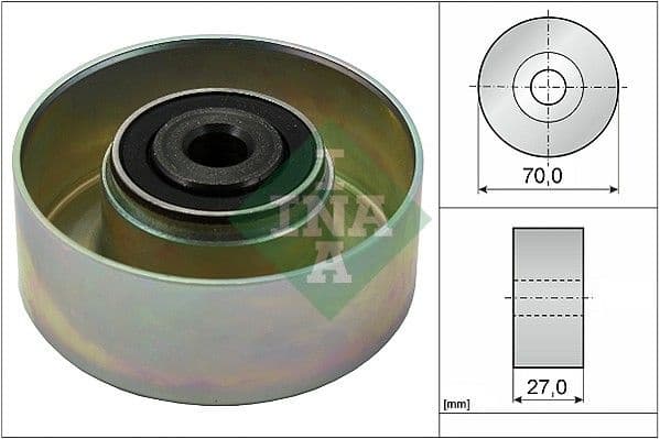 Deflection/Guide Pulley, V-ribbed belt 532021410