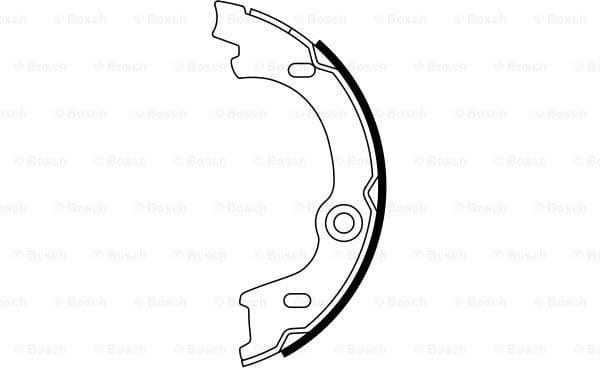 Brake Shoe Set, parking brake 0986487926 - image 5