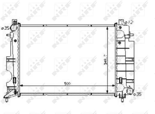 Radiator, engine cooling EASY FIT 58108 - image 2