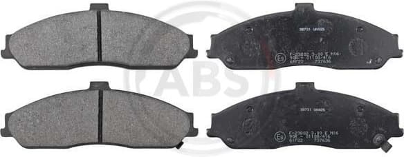 Brake Pad Set, disc brake 38731