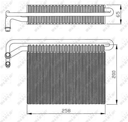 Evaporator, air conditioning EASY FIT 36096