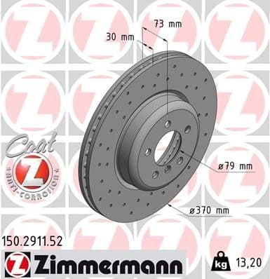 Brake Disc SPORT BRAKE DISC Z 150.2911.52