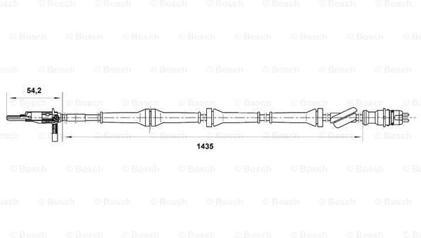 Sensor, wheel speed 0265007072