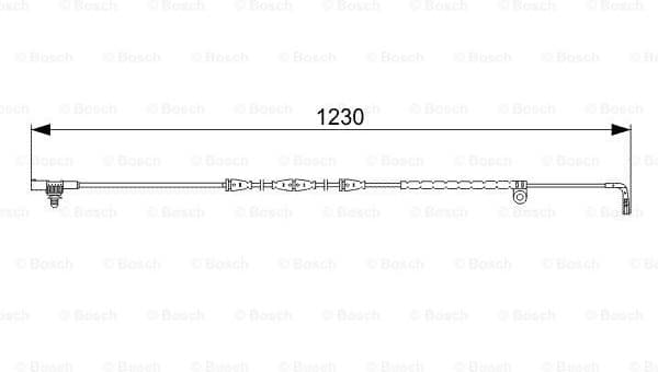 Warning Contact, brake pad wear 1987473022