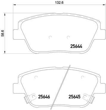 Brake Pad Set, disc brake PRIME LINE P30066
