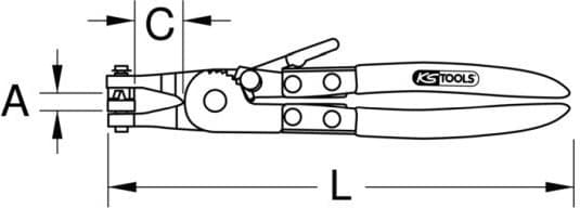 Pliers, hose clamp 115.1046 - image 6