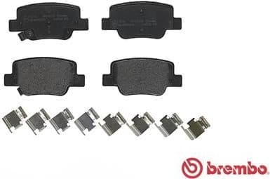 Brake pads rear, Top Quality P83114 - image 2
