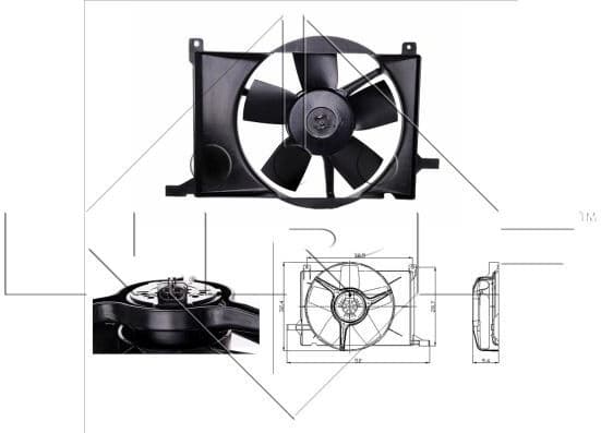 Fan, engine cooling 47009 - image 2