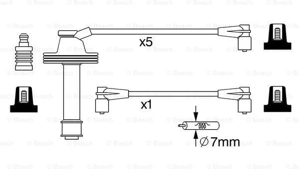 Ignition Cable Kit 0986357232 - image 5