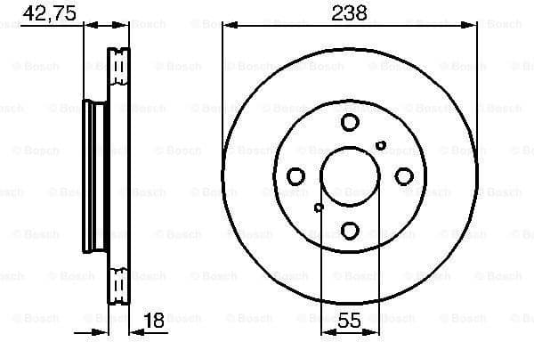 Brake Disc 0986478438 - image 2