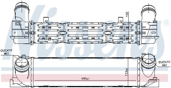 Charge Air Cooler ** FIRST FIT ** 96450